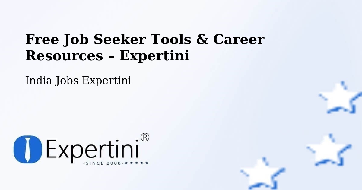 Free Job Seeker Tools & Career Resources – Panvel - Panvel, India Jobs Expertini